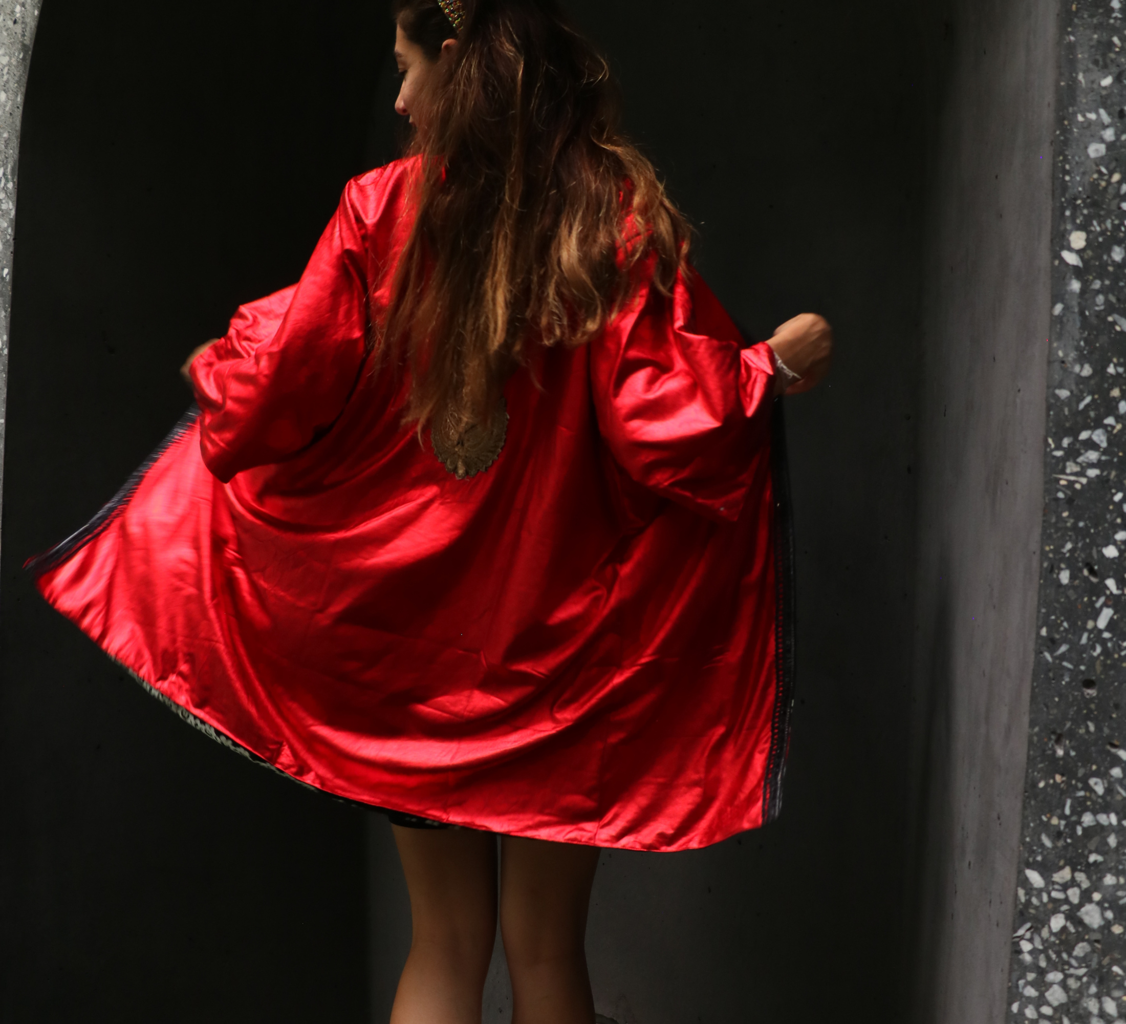 Ruby Reversible Rave Kimono