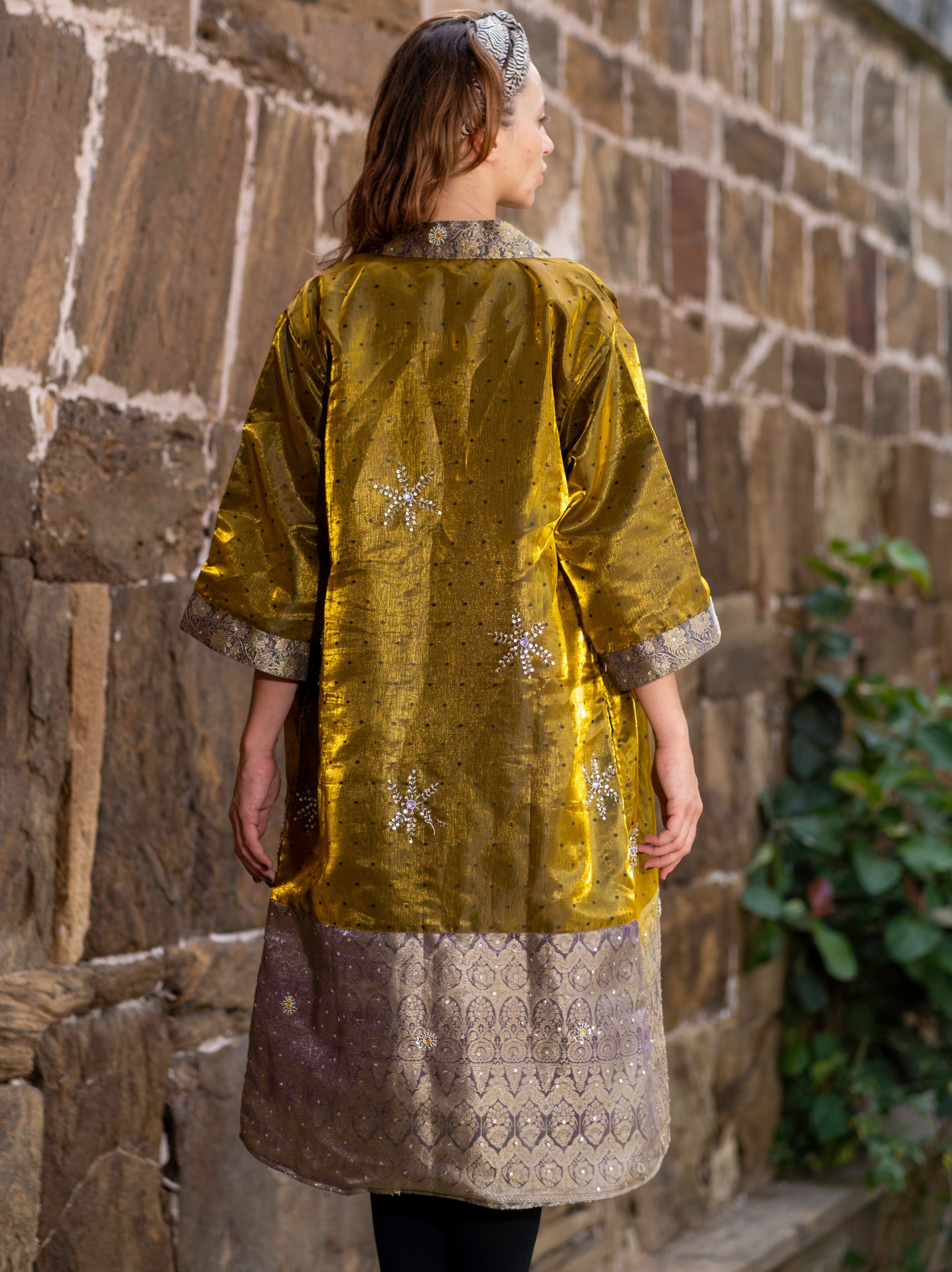 Lakshmi Silk Saree Kimono