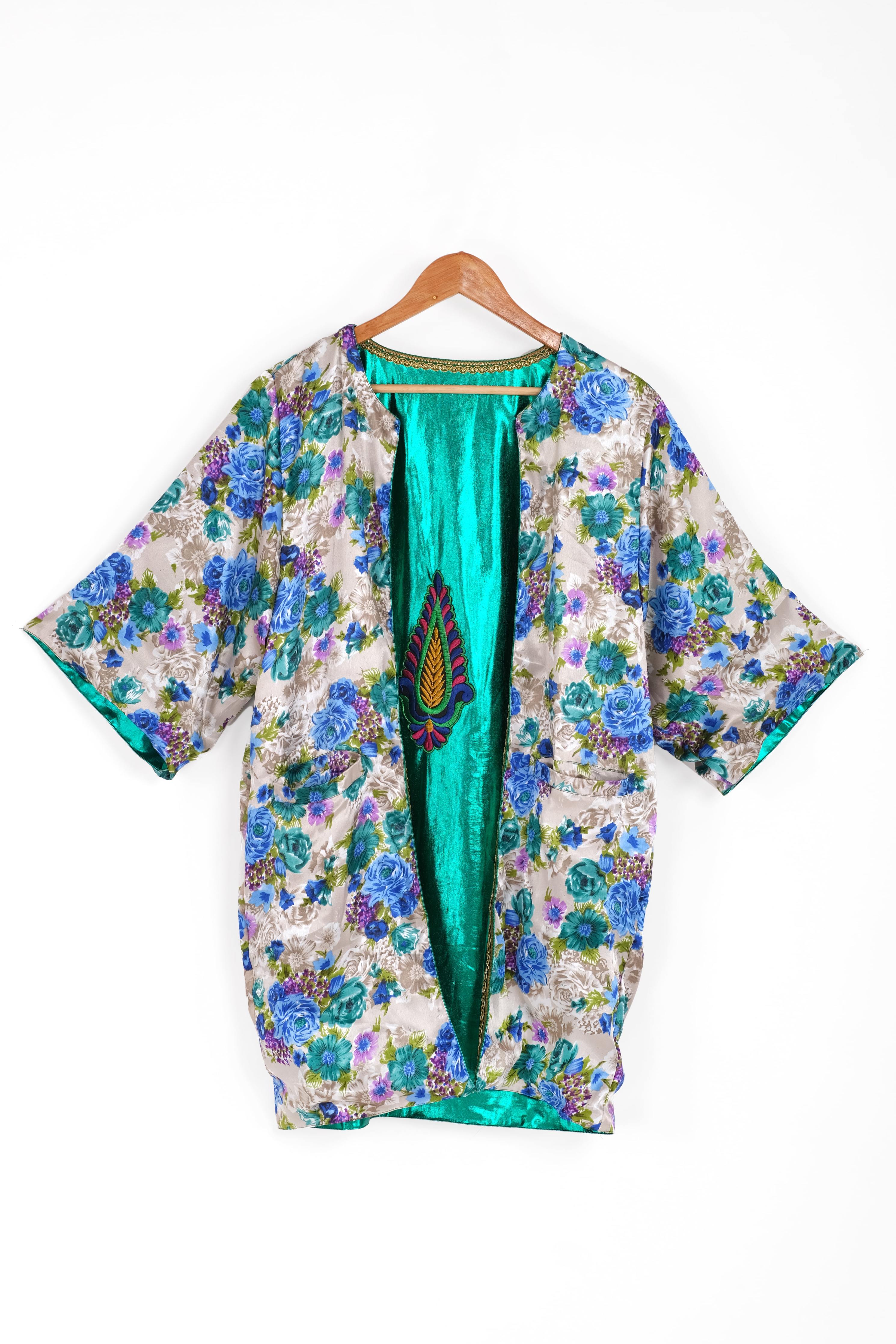 Evergreen Reversible Rave Kimono