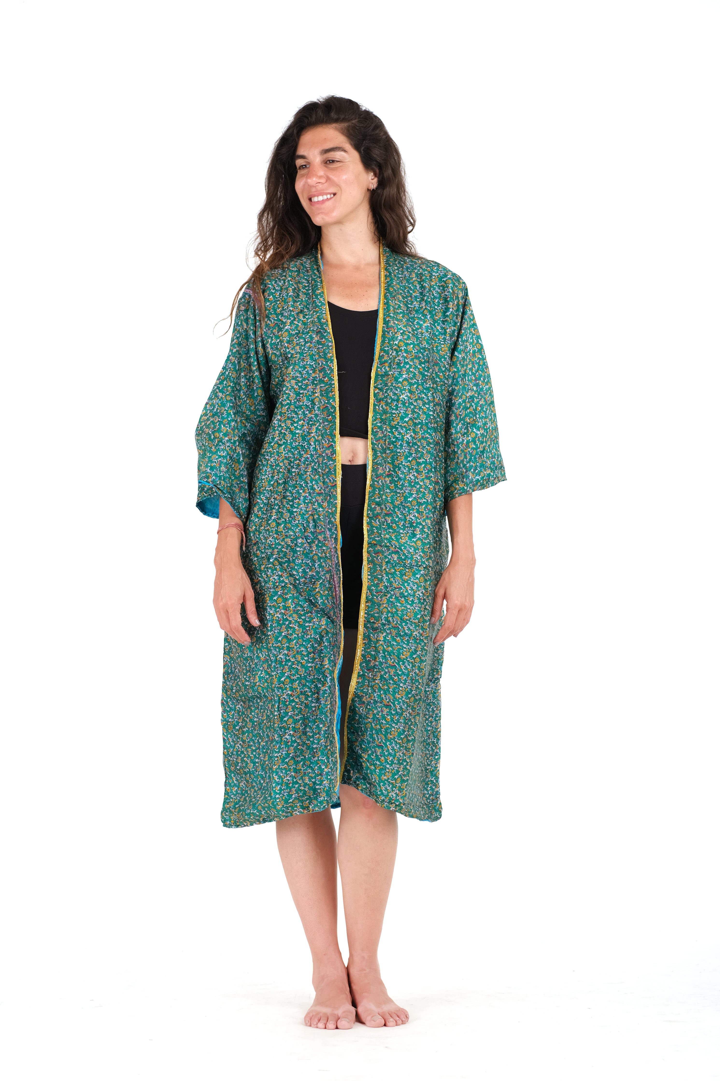 Freedom Reversible Saree Kimono
