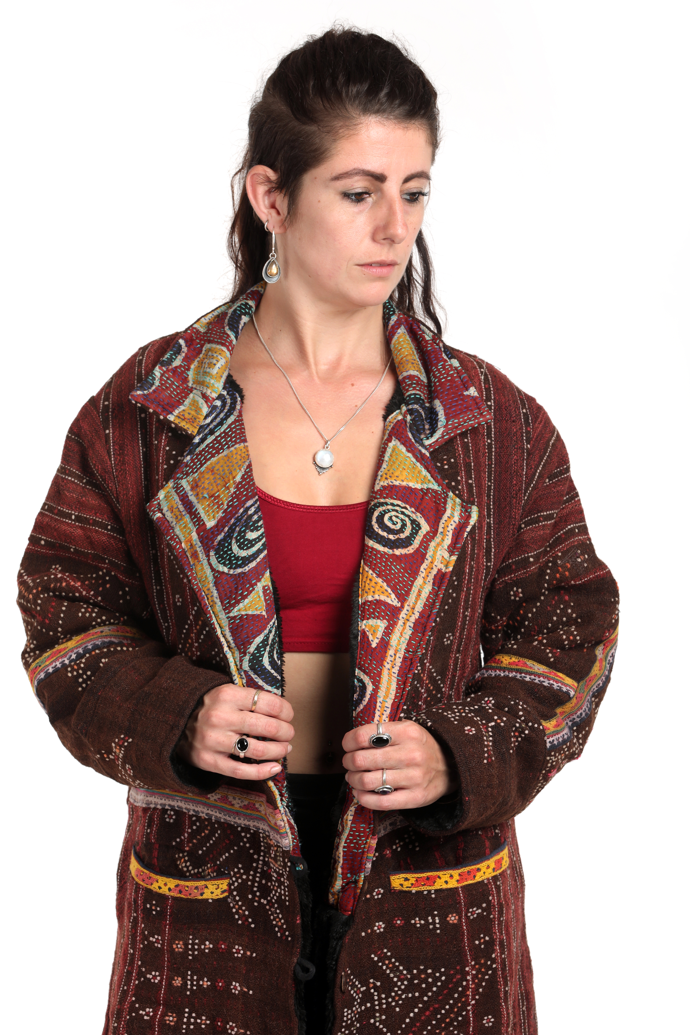 SA Brown Kimono Coat, Rare, #77