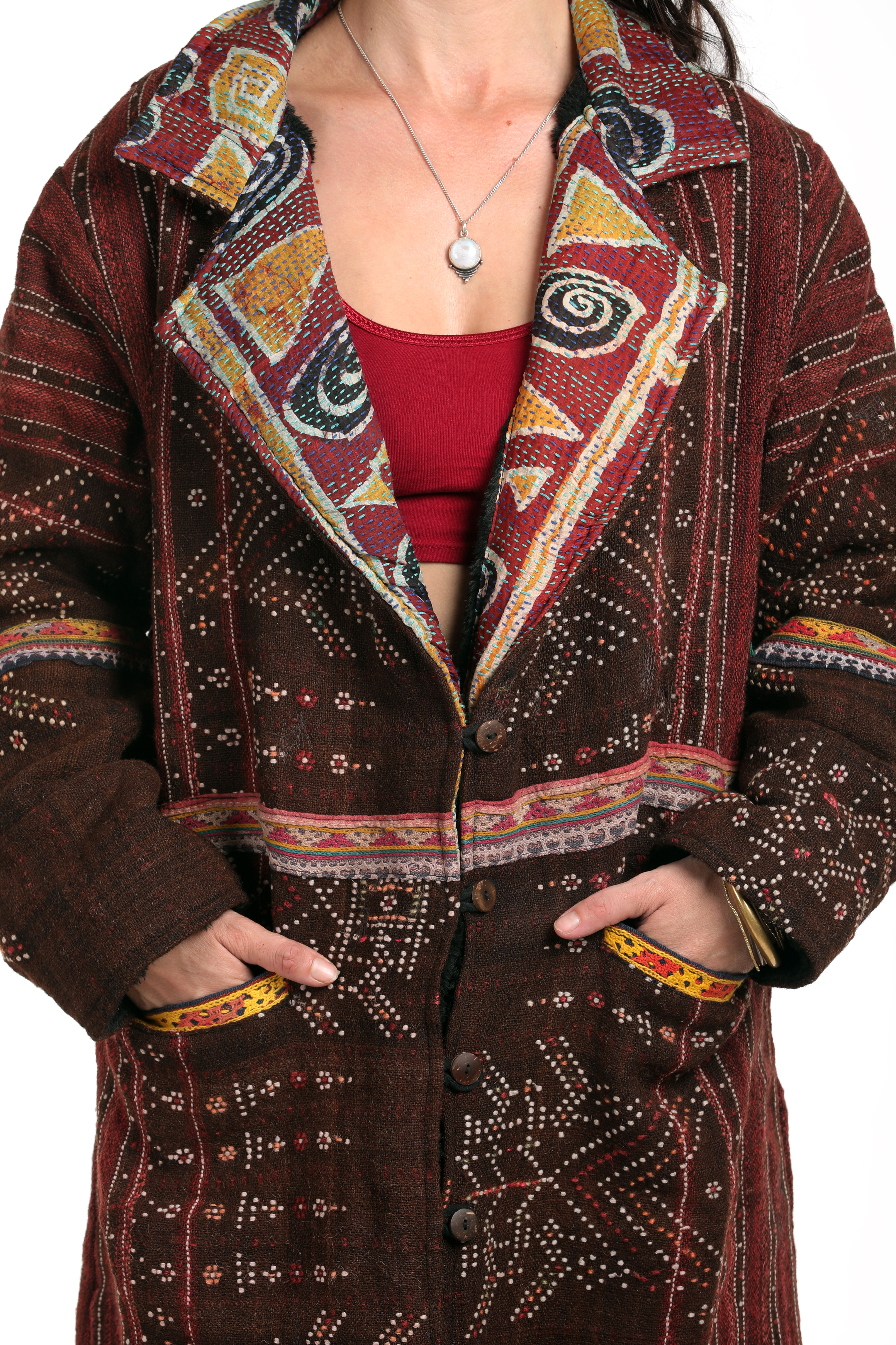 SA Brown Kimono Coat, Rare, #77