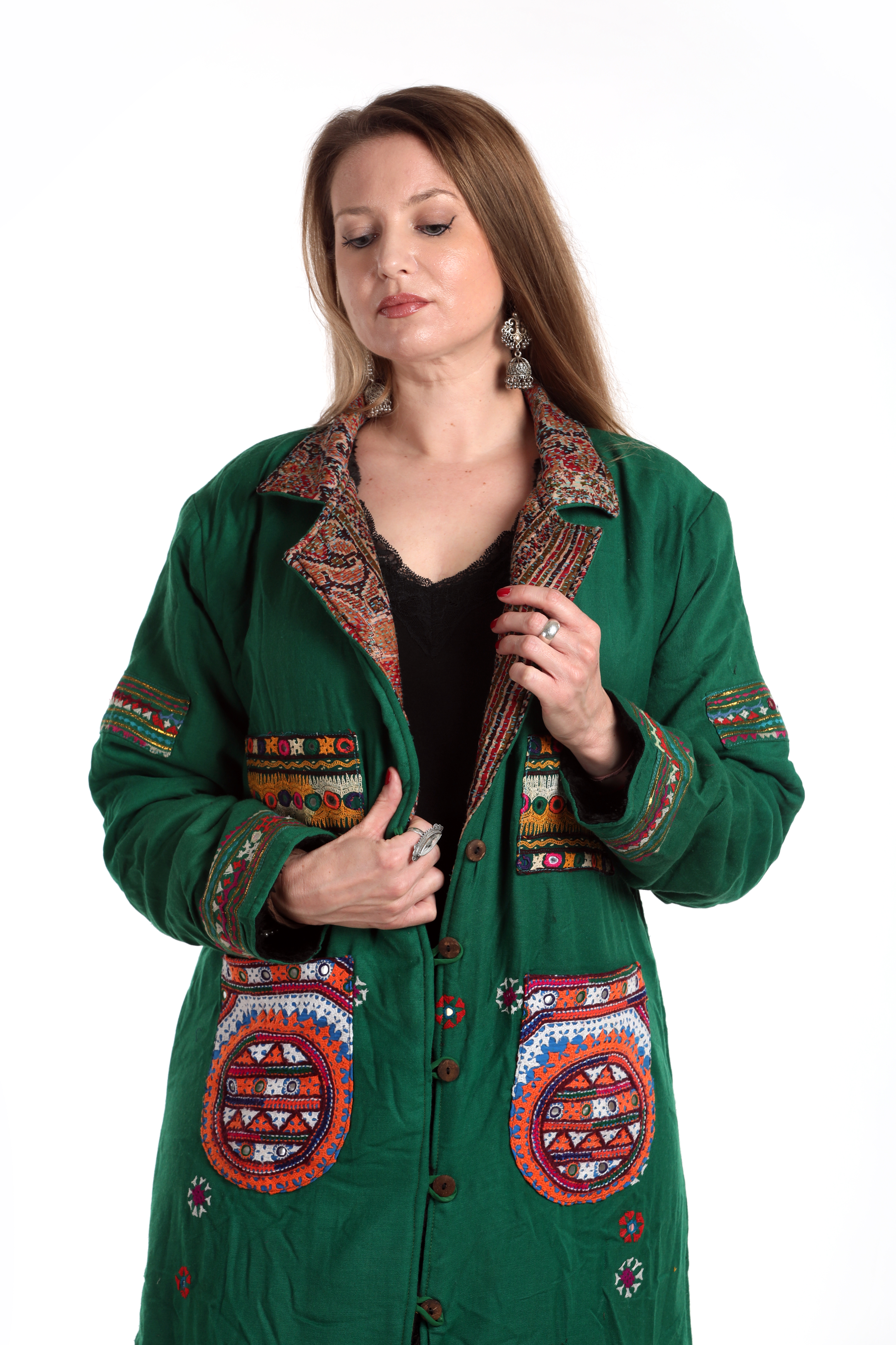 SA Green Kimono Coat, Rare, #85