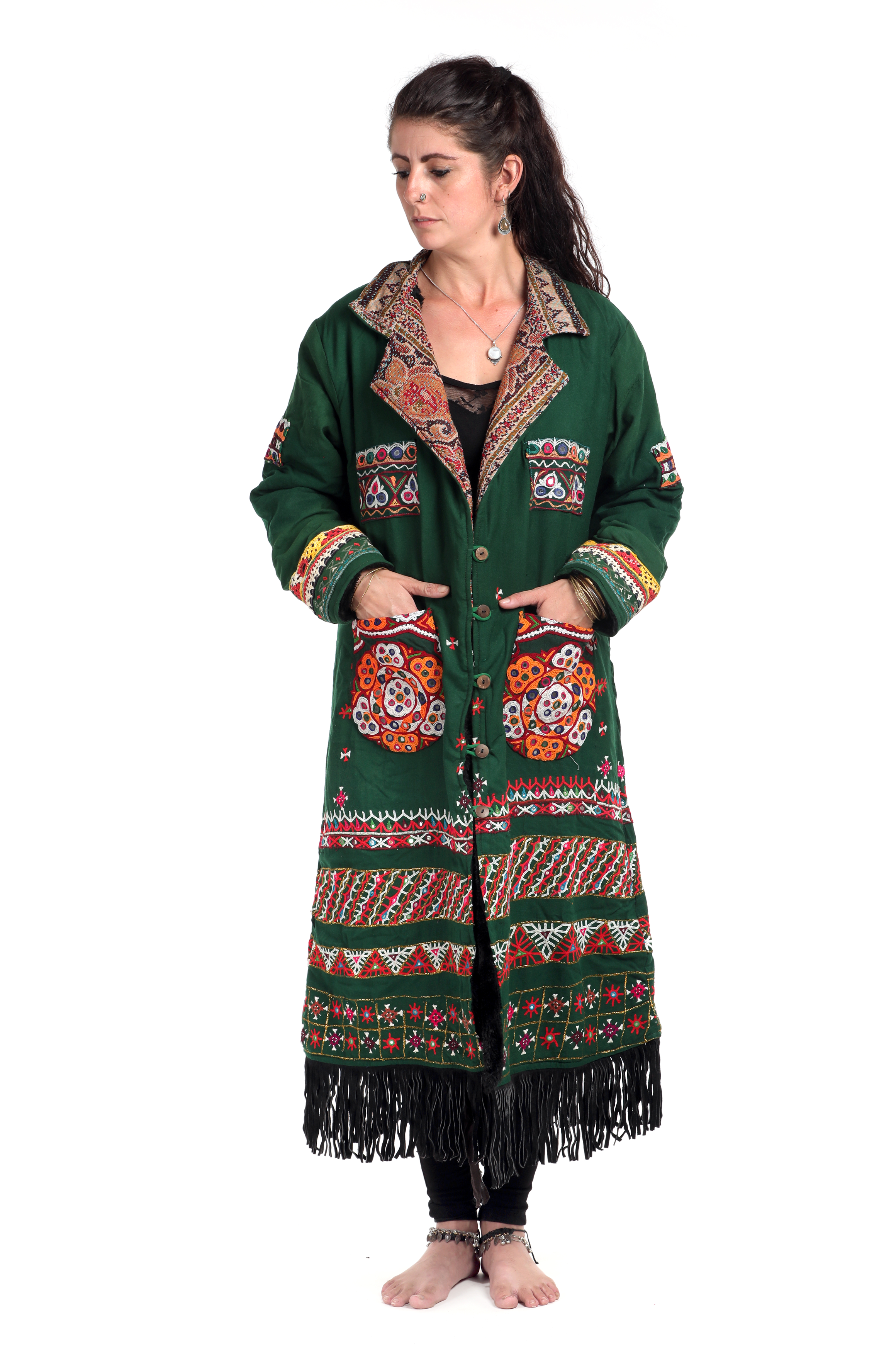 SA Green Kimono Coat, Rare, #86