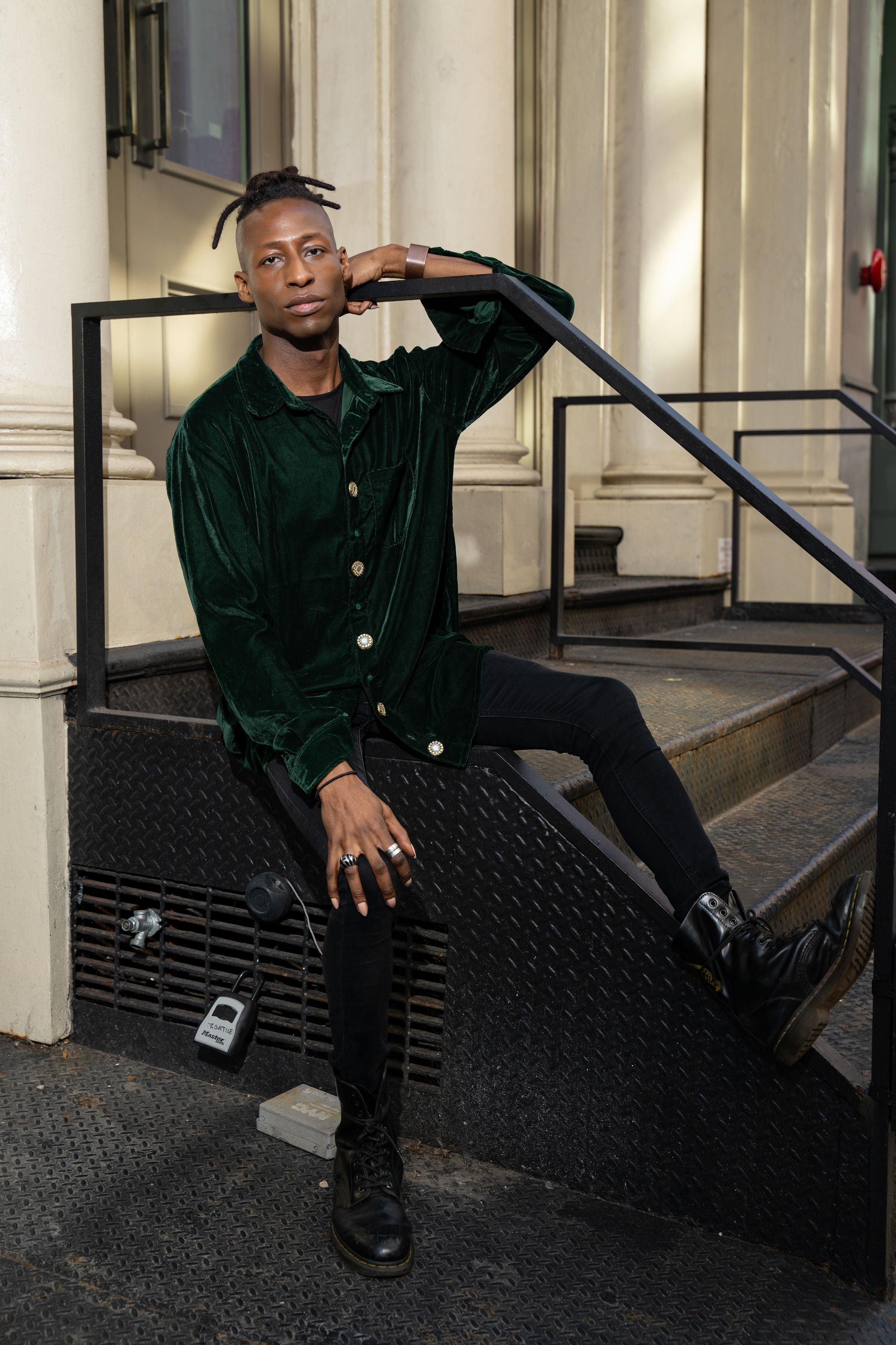 Green Velvet Shirt L / Glow Green Velvet Shirt L / Glow