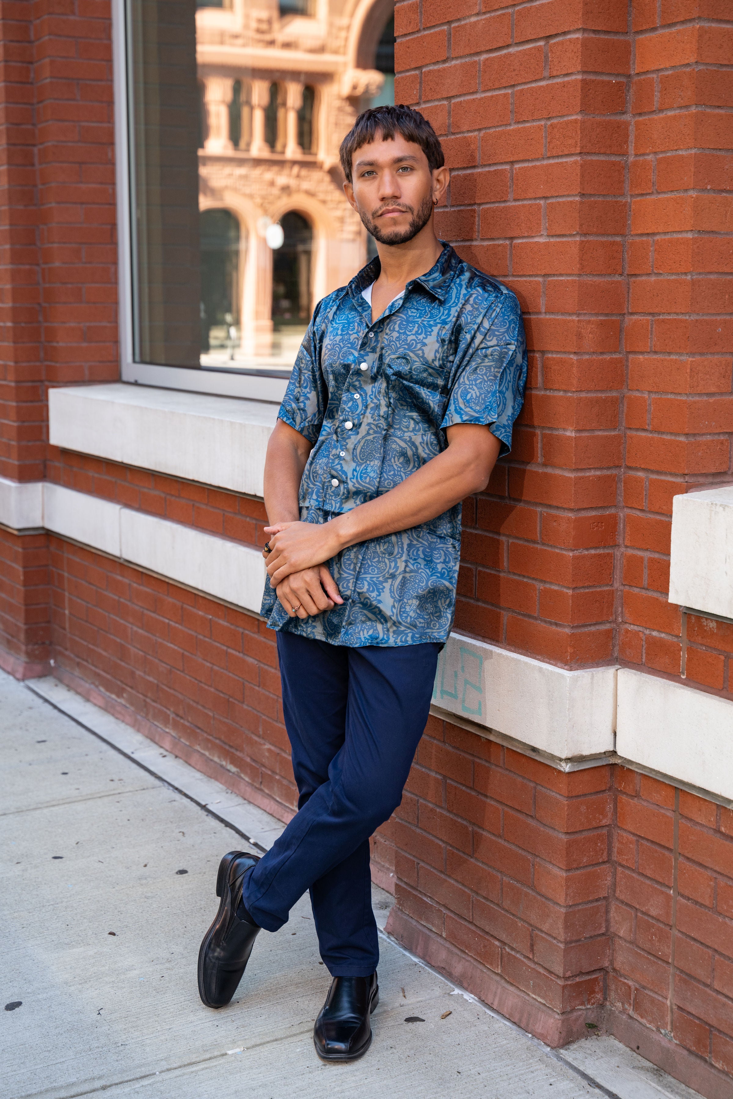 Jetsetter Satin Shirt