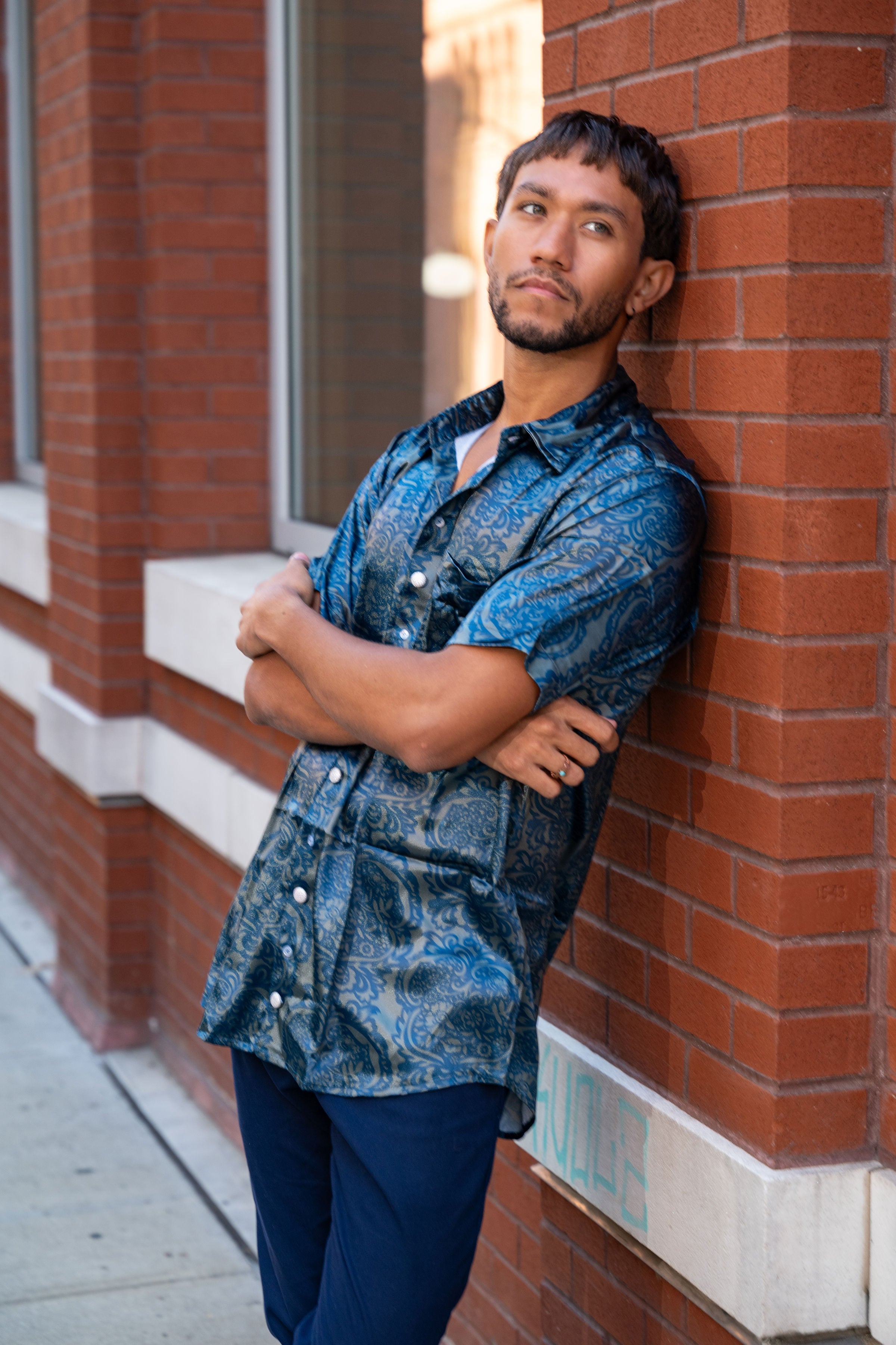 Jetsetter Satin Shirt