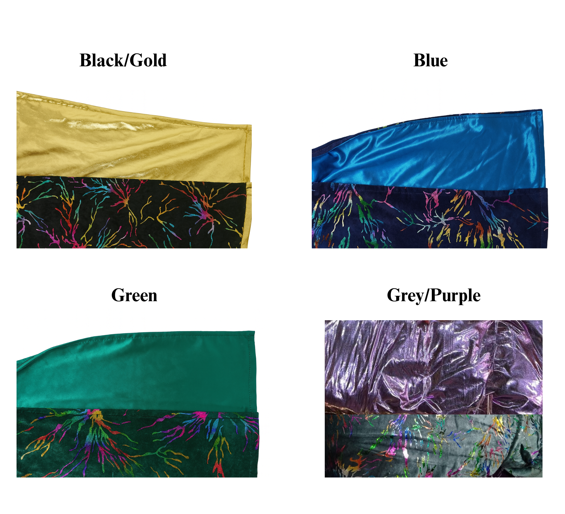 Reversible Kids Wizard Cape and Glowing Wand