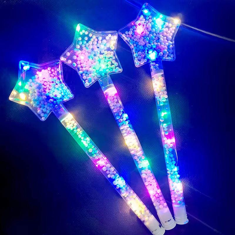 Reversible Kids Wizard Cape and Glowing Wand