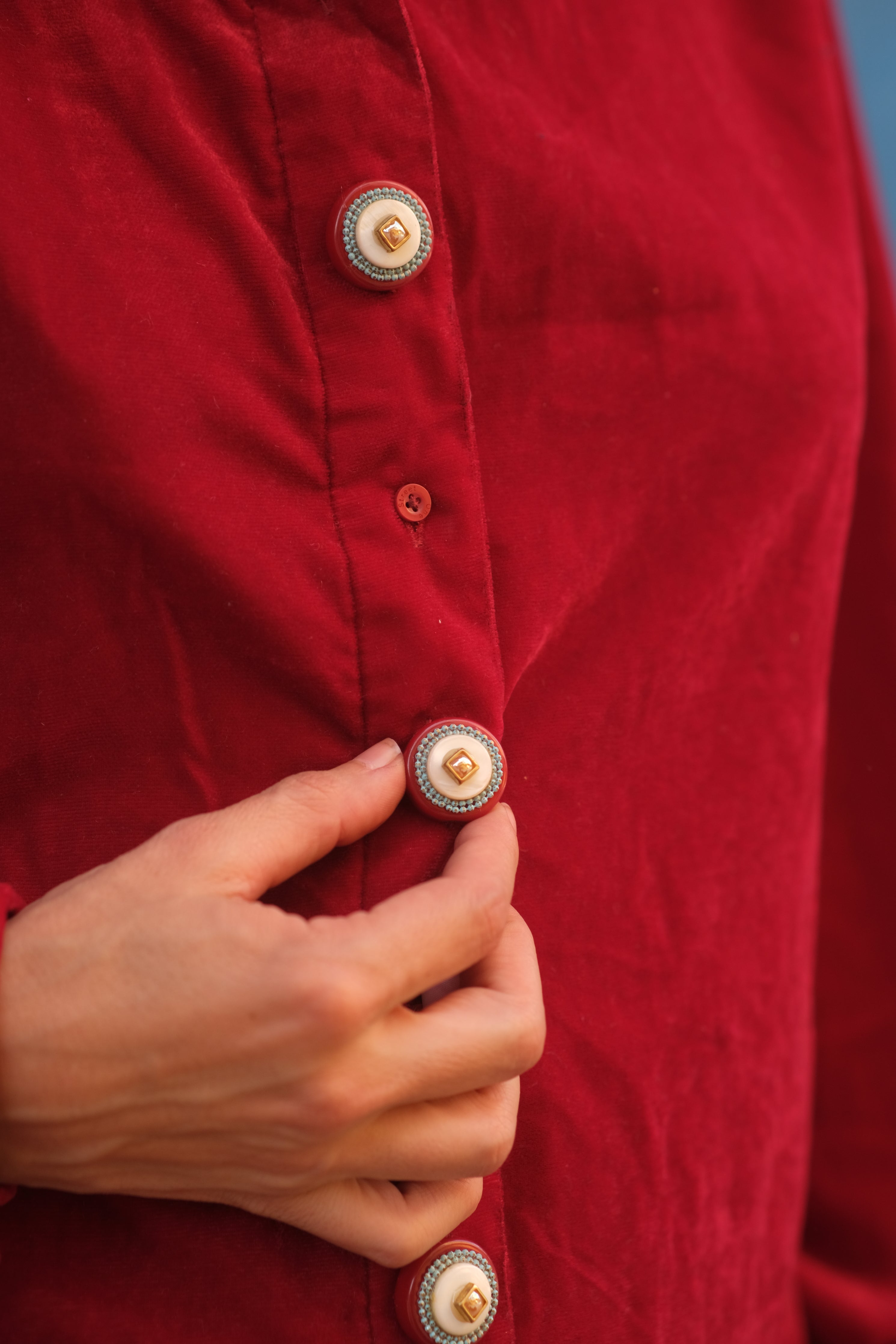 Red Velvet Shirt